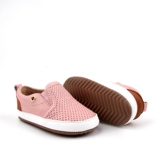 Pink Quinn Slip On Casual Shoe Little Love Bug Co. 