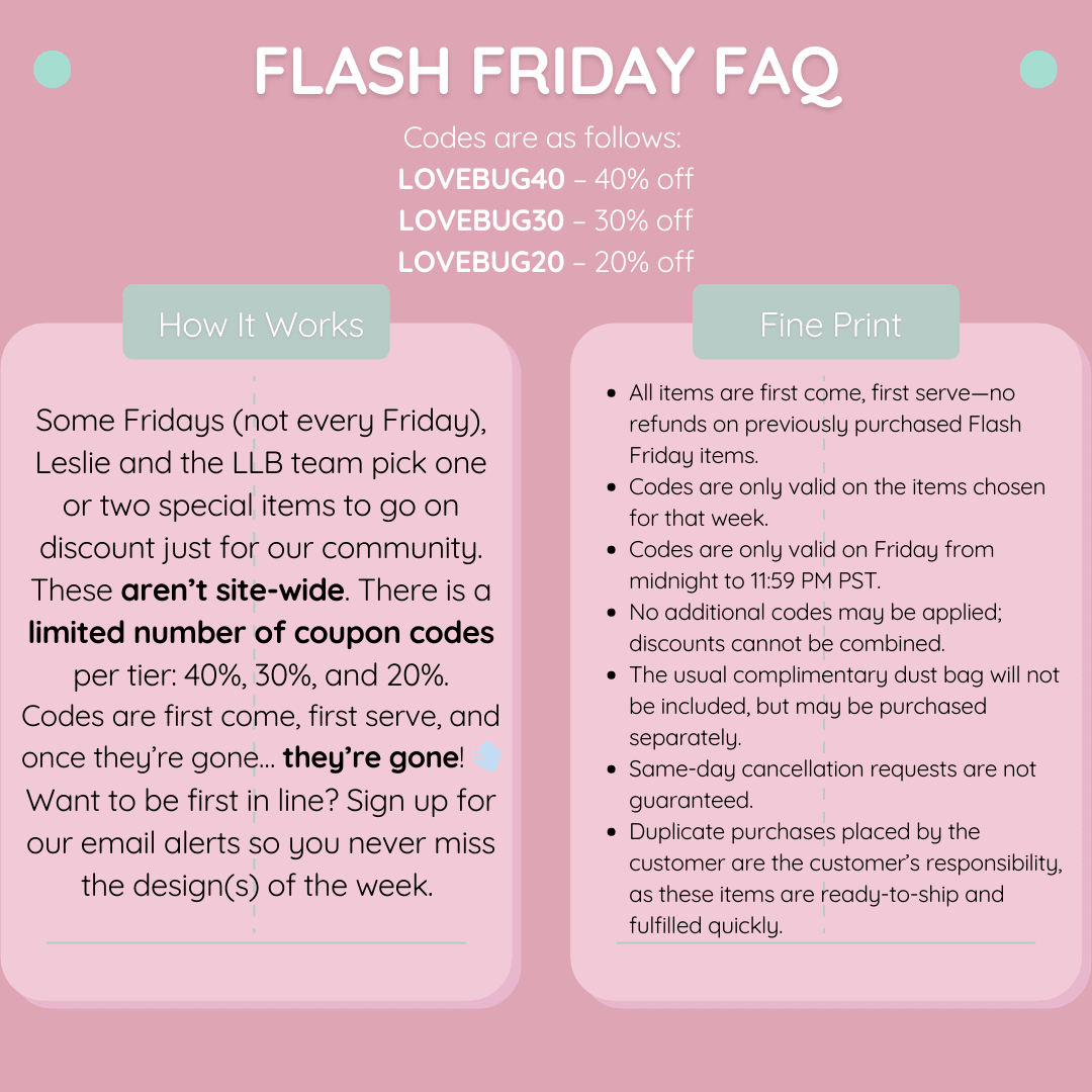 Flash Friday - Little Love Bug Co.