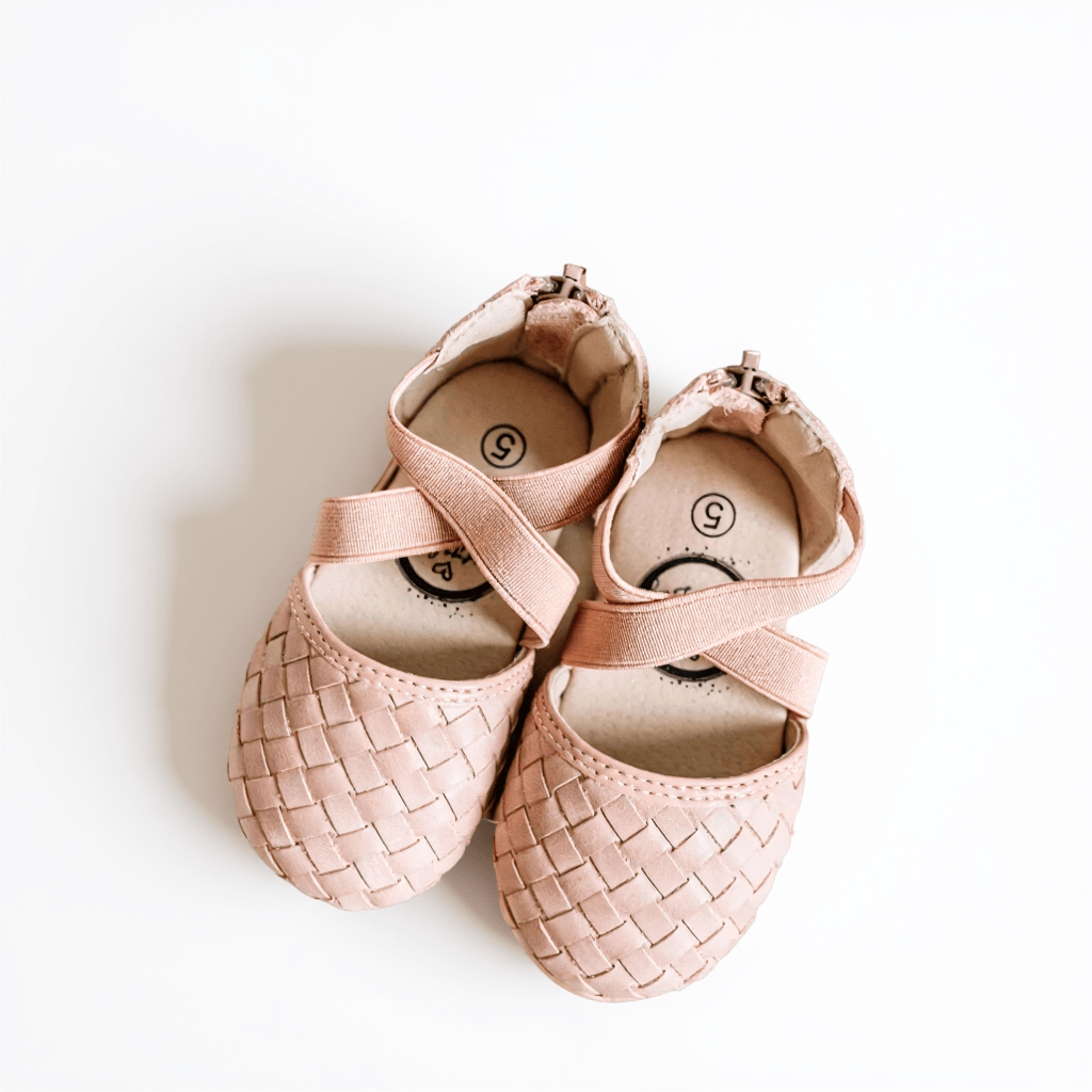 Little Love Bug Co. Sandal Blush {Premium Leather} / 3 (Original Non-Slip Soft Sole) The Tinley