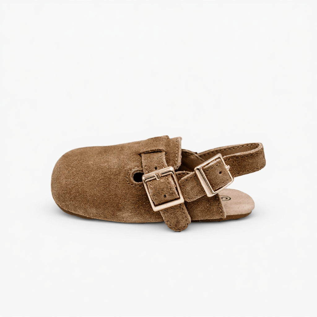 Little Love Bug Co. Sandal Brown Suede / 2 (Original Non-Slip Sole) The Beck Sandal