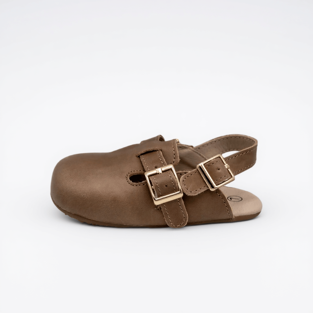 Little Love Bug Co. Sandal Coffee {Premium Leather} / 2 (Original Non-Slip Sole) The Beck Sandal