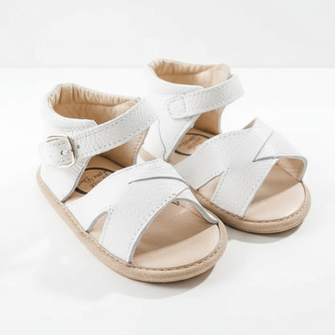 Little Love Bug Co. Sandal White / 2 (Original Non-Slip Soft Sole) The Sebby Sandal