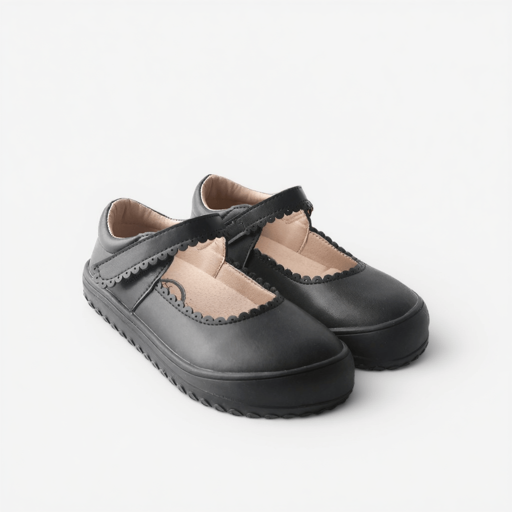 Little Love Bug Co. Shoes The Sally / Black {Premium Leather} / 4 (Original Non-Slip Soft Sole) The Sally Discontinued