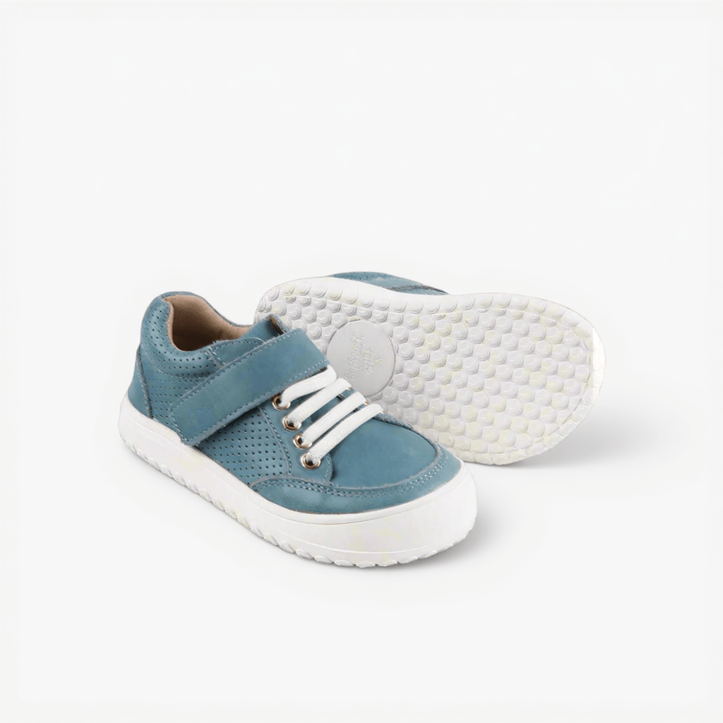 Little Love Bug Co. Sneaker Blue {Premium Leather} / 2 (Original Non-Slip Soft Sole) Blue Bone Avocado Sneakers Discontinued