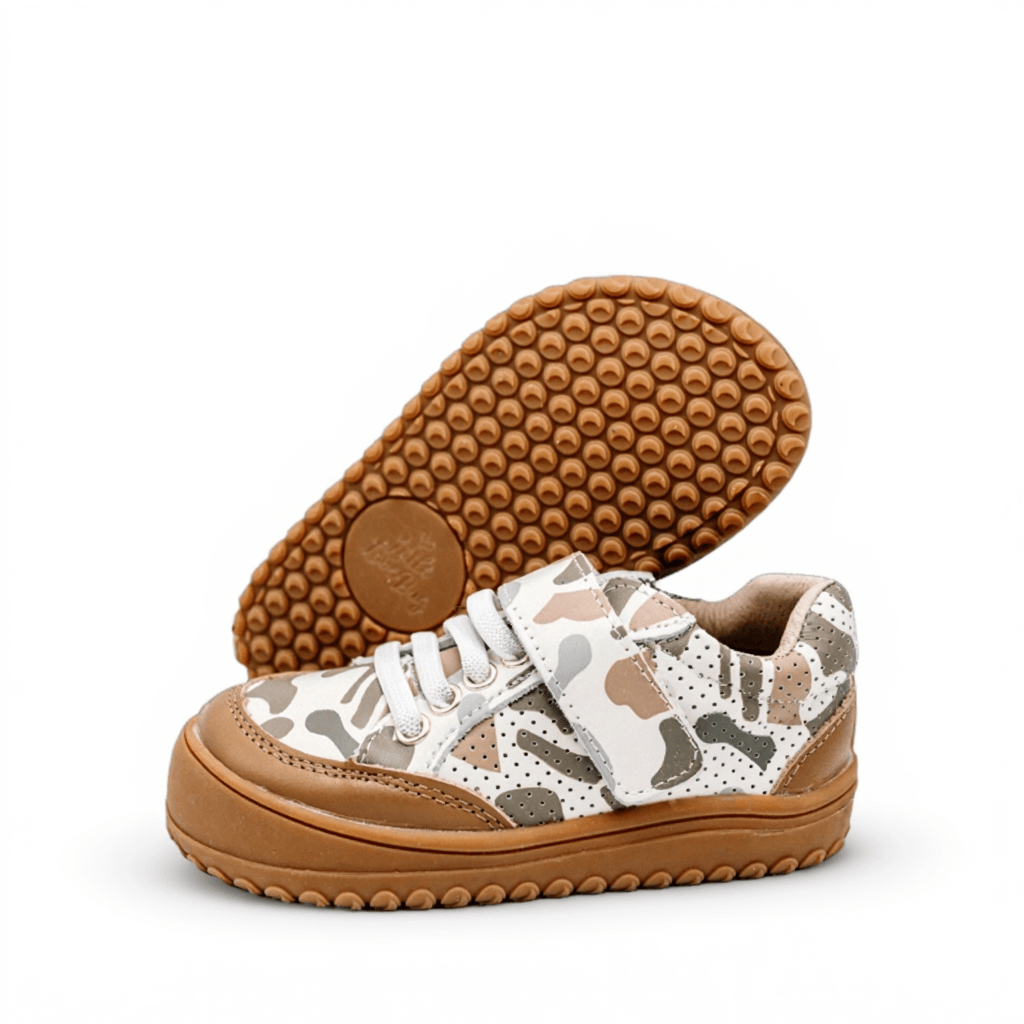 Little Love Bug Co. Sneaker Camouflage / 2 (Original Non-Slip Soft Sole) The Play Perfect Patterned Low Top Discontinued