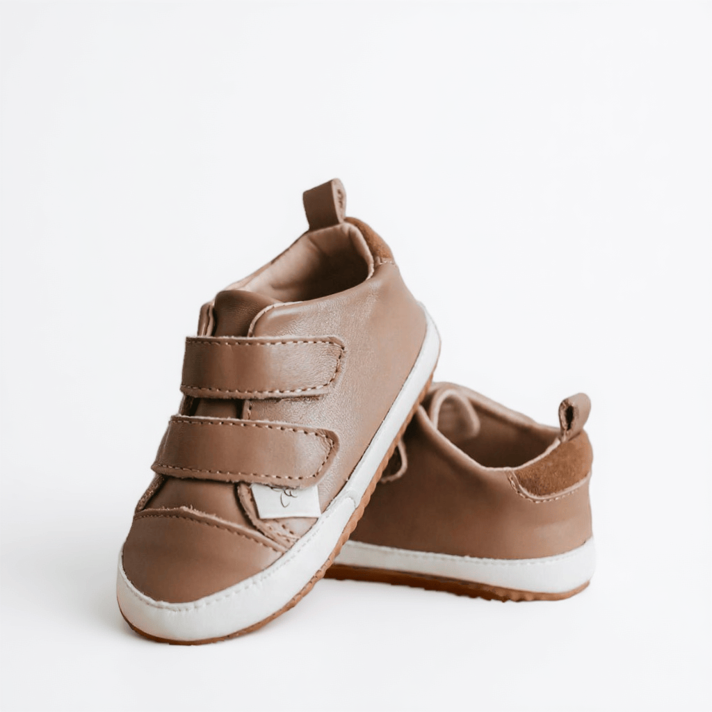 Little Love Bug Co. Sneaker Chocolate / 3 (Original Non-Slip Soft Sole) Chocolate Low Top Discontinue