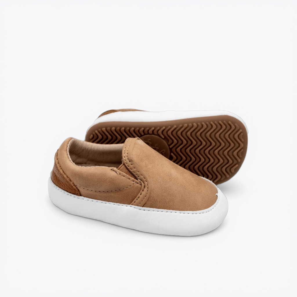 Little Love Bug Co. Sneaker Desert Sand {Premium Leather} / 2 (Original Non-Slip Soft Sole) The Quinns