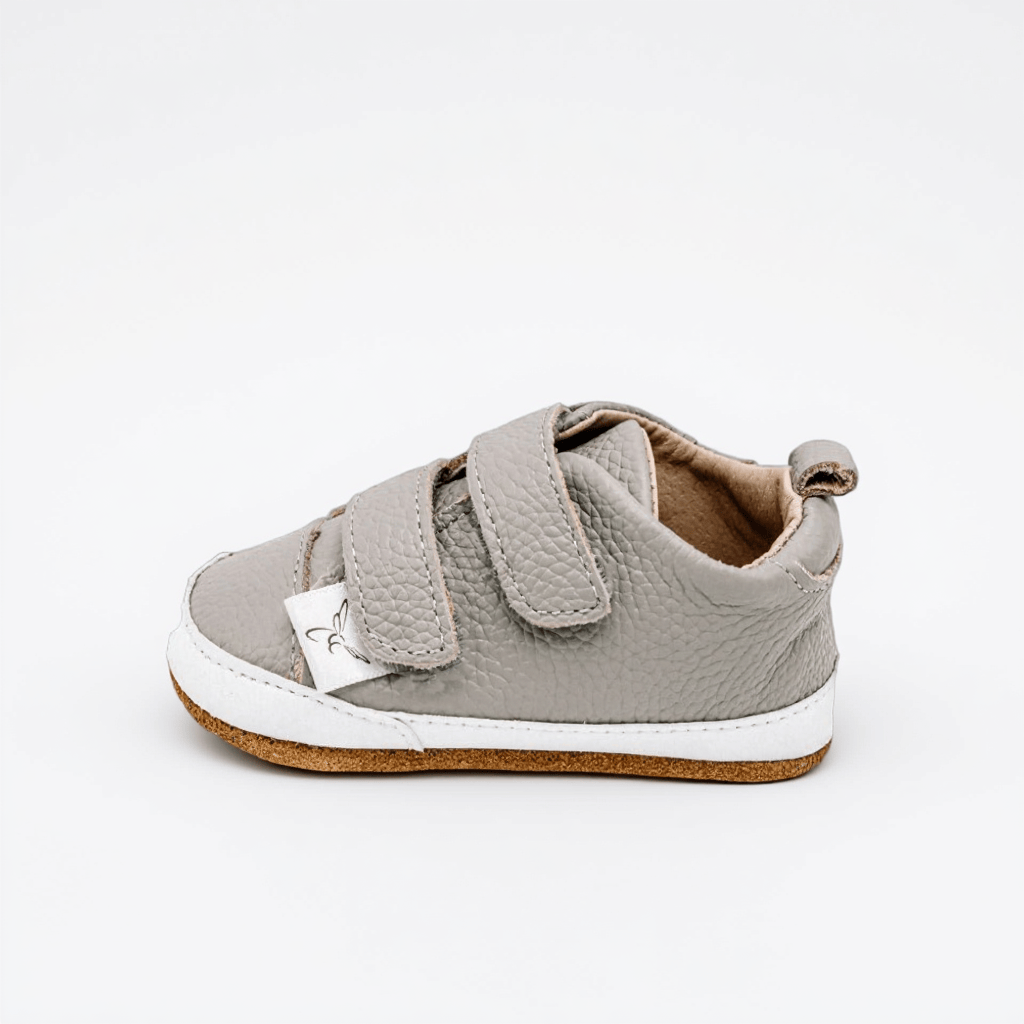 Little Love Bug Co. Sneaker Gray / 2 (Original Non-Slip Soft Sole) The Low Top