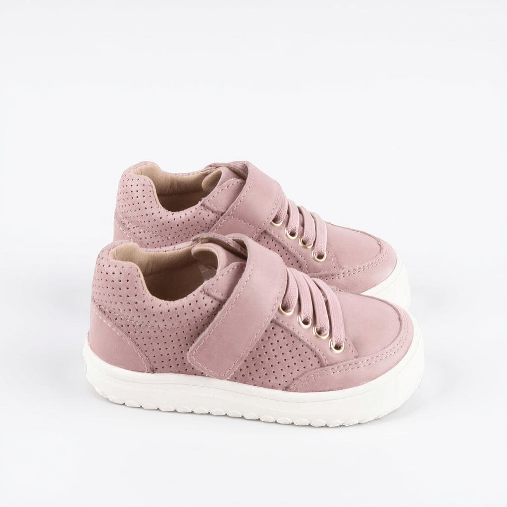 Little Love Bug Co. Sneaker Pansy Pop {Premium Leather} / 2 (Original Non-Slip Soft Sole) The Play Perfect Low Top