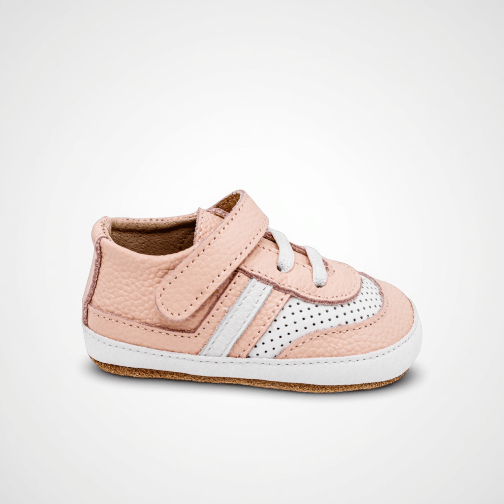 Little Love Bug Co. Sneaker Pink / 2 (Original Non-Slip Soft Sole) The Henry Low Top