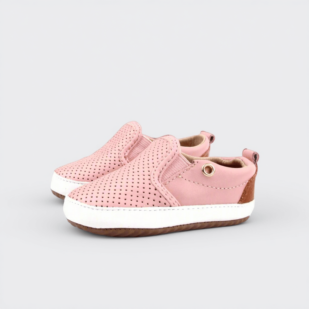Little Love Bug Co. Sneaker Pink / 2 (Original Non-Slip Soft Sole) The Quinns