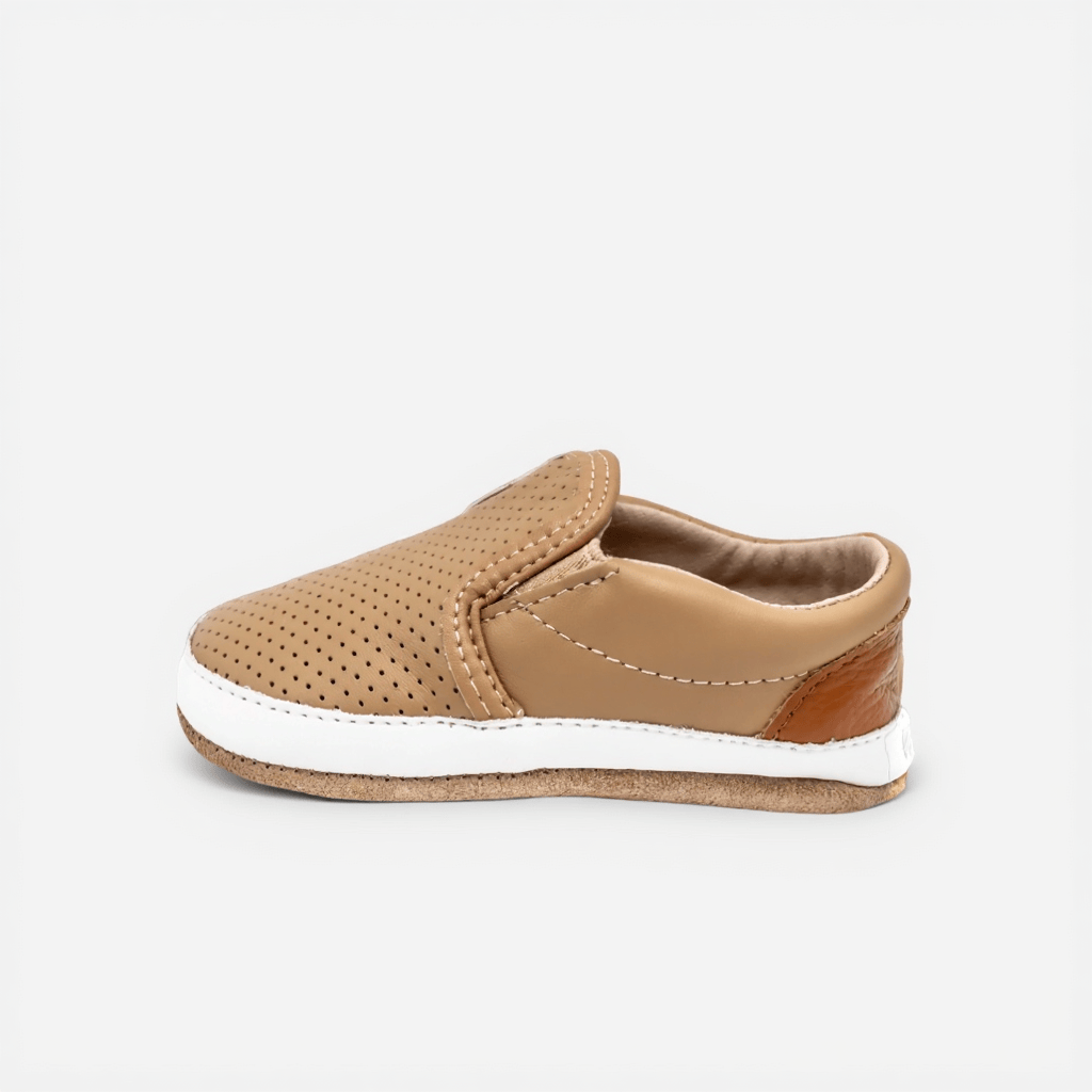 Little Love Bug Co. Sneaker Tan / 2 (Original Non-Slip Soft Sole) The Quinns