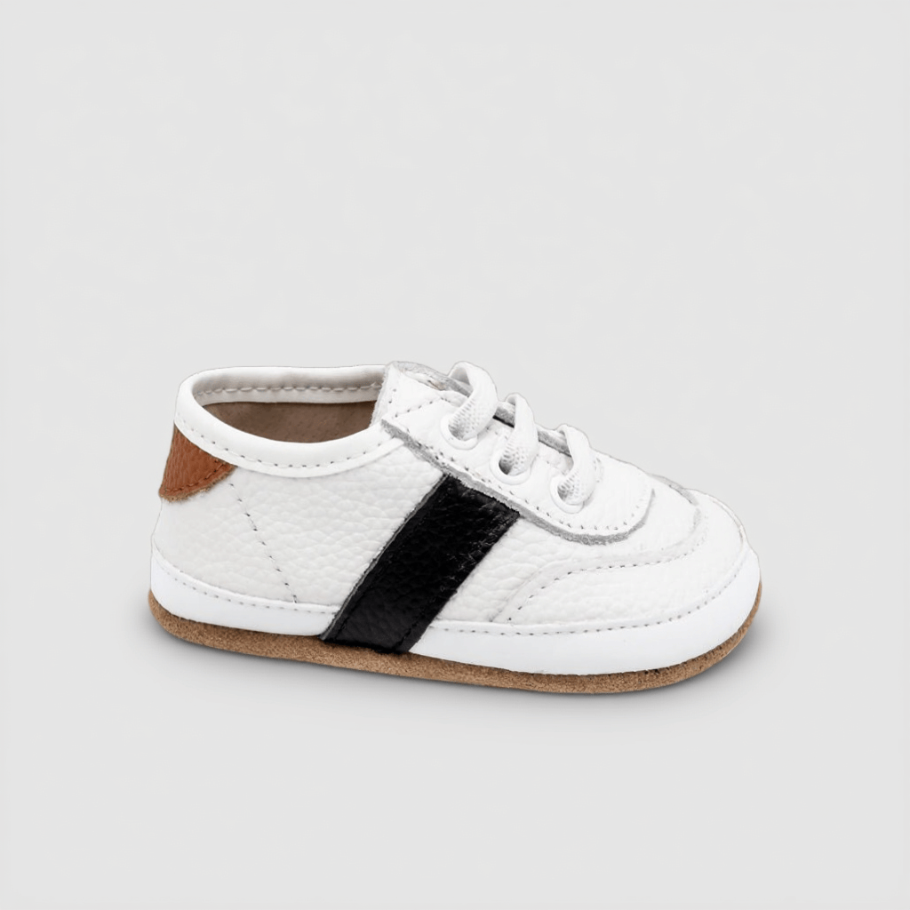 Little Love Bug Co. Sneaker White and Black / 2 (Original Non-Slip Soft Sole) The Love Bug Sneaker