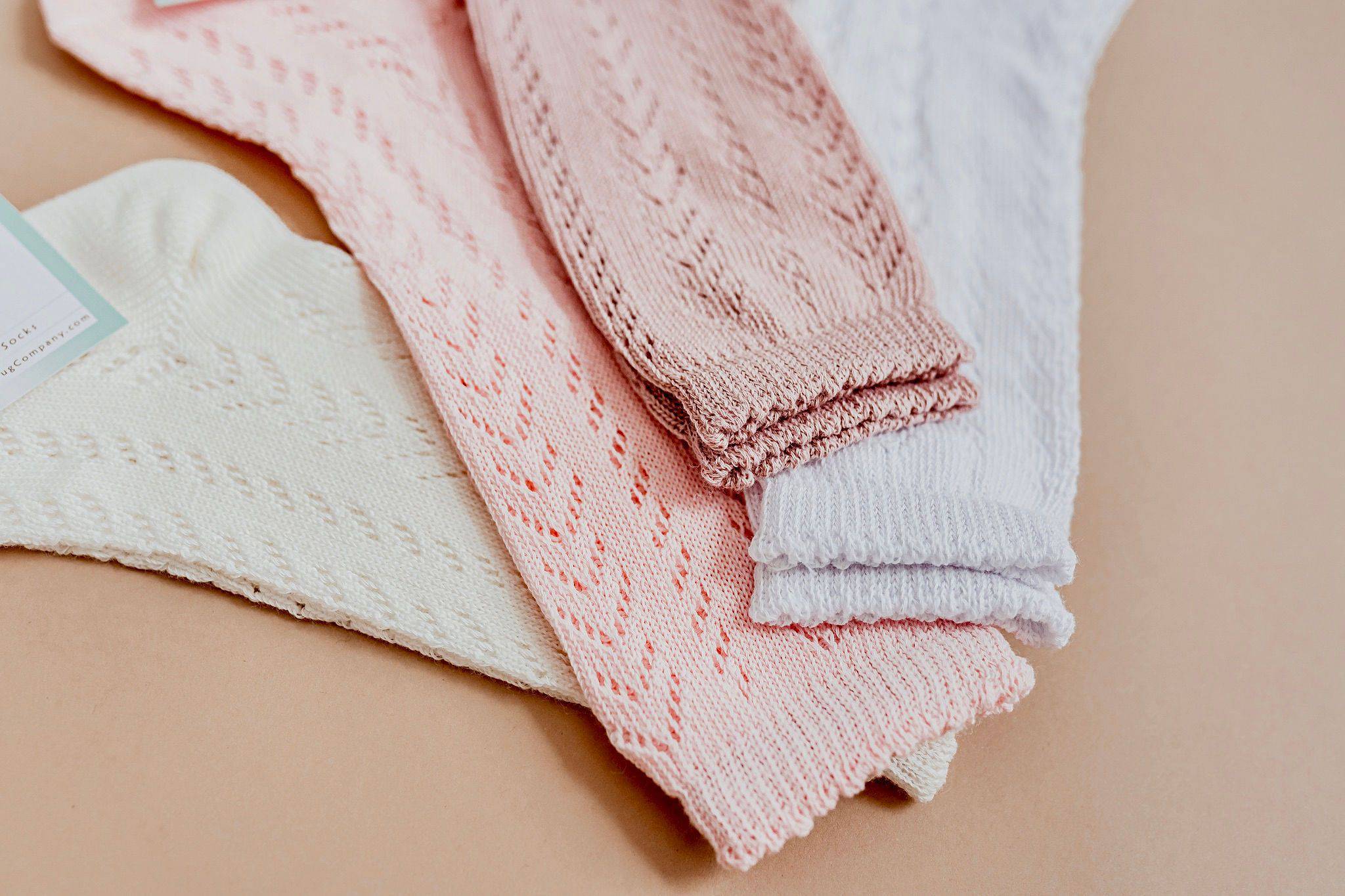 Little Love Bug Co. Socks LLB Crochet Knee High Socks (2 pairs in each order)