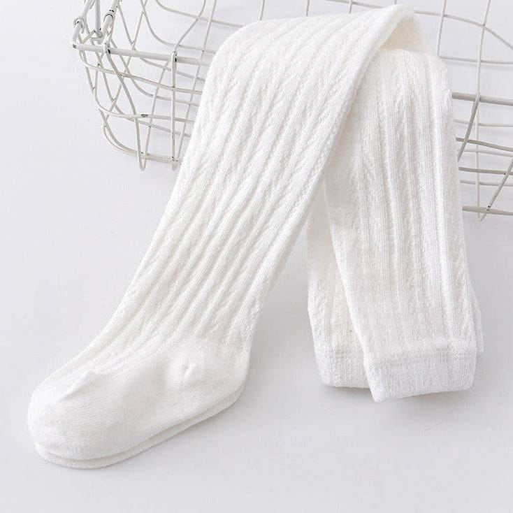 Little Love Bug Co. Tights White / 0-24 Months Little Love Bug Cable Knit Tights