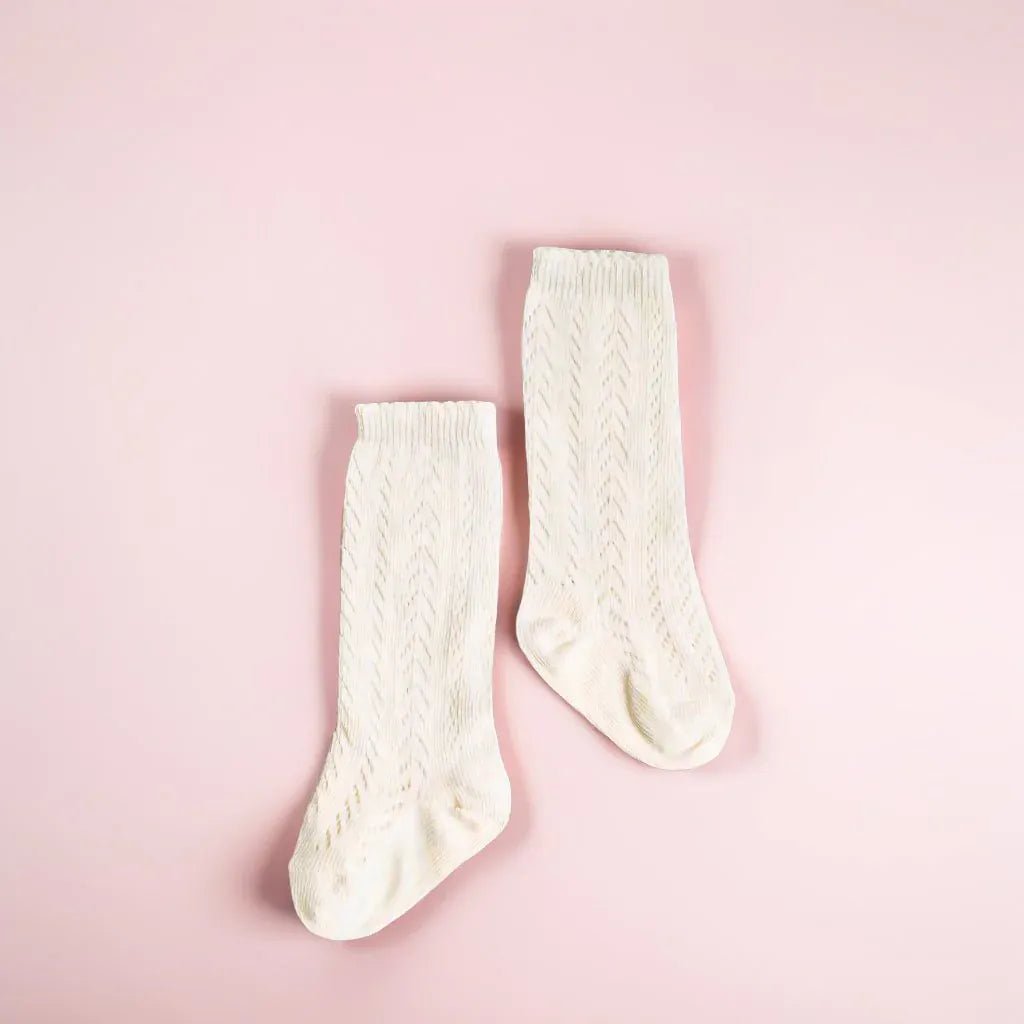 LLB Crochet Knee High Socks (2 pairs in each order) - Little Love Bug Co.