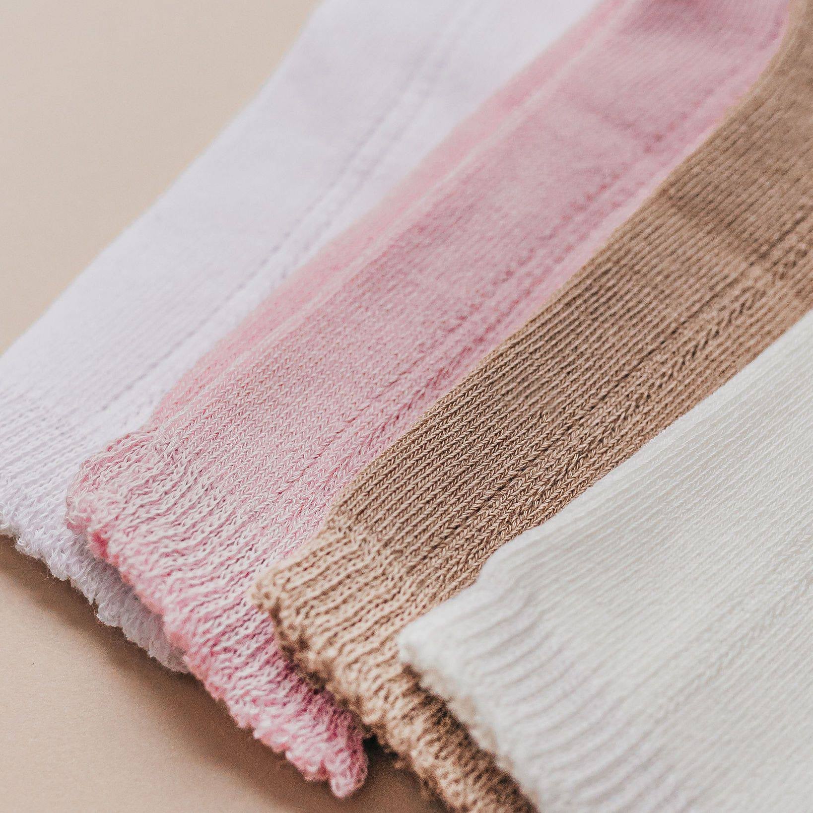 LLB Eyelet Knee High Socks (2 pairs in each order) - Little Love Bug Co.
