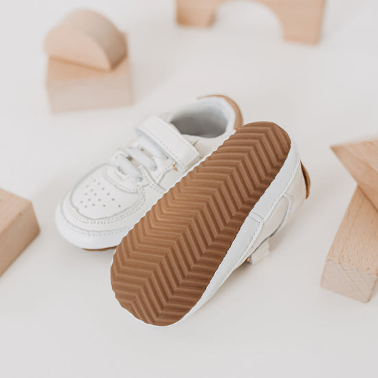 Load image into Gallery viewer, White Jackson Sneaker - Little Love Bug Co.
