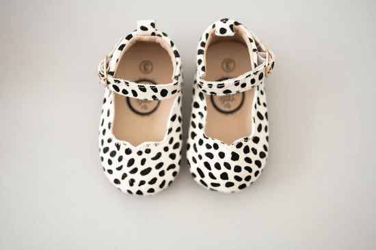 Cheetah Olivia Dress Shoe Little Love Bug Co. 2 (Original Non-Slip Soft Sole) 