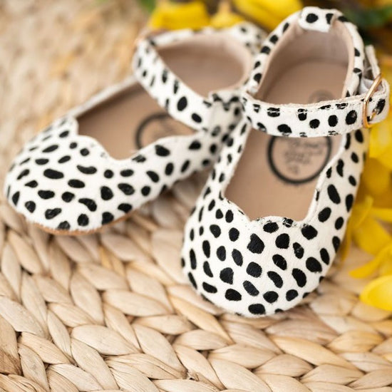 Cheetah Olivia Dress Shoe Little Love Bug Co. 4 (Original Non-Slip Soft Sole) 