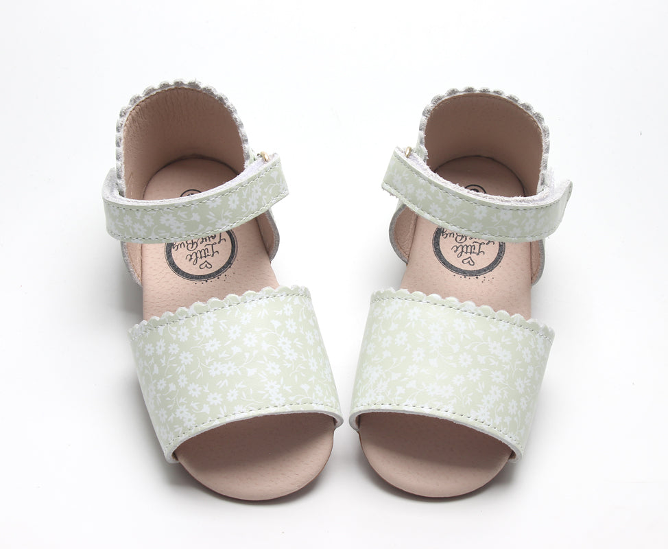 Load image into Gallery viewer, Floral Eloise Sandal Dress Shoe Little Love Bug Co. 
