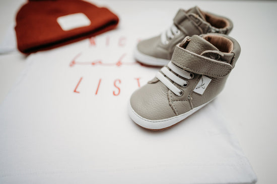 Gray High Top Casual Shoe Little Love Bug Co. 
