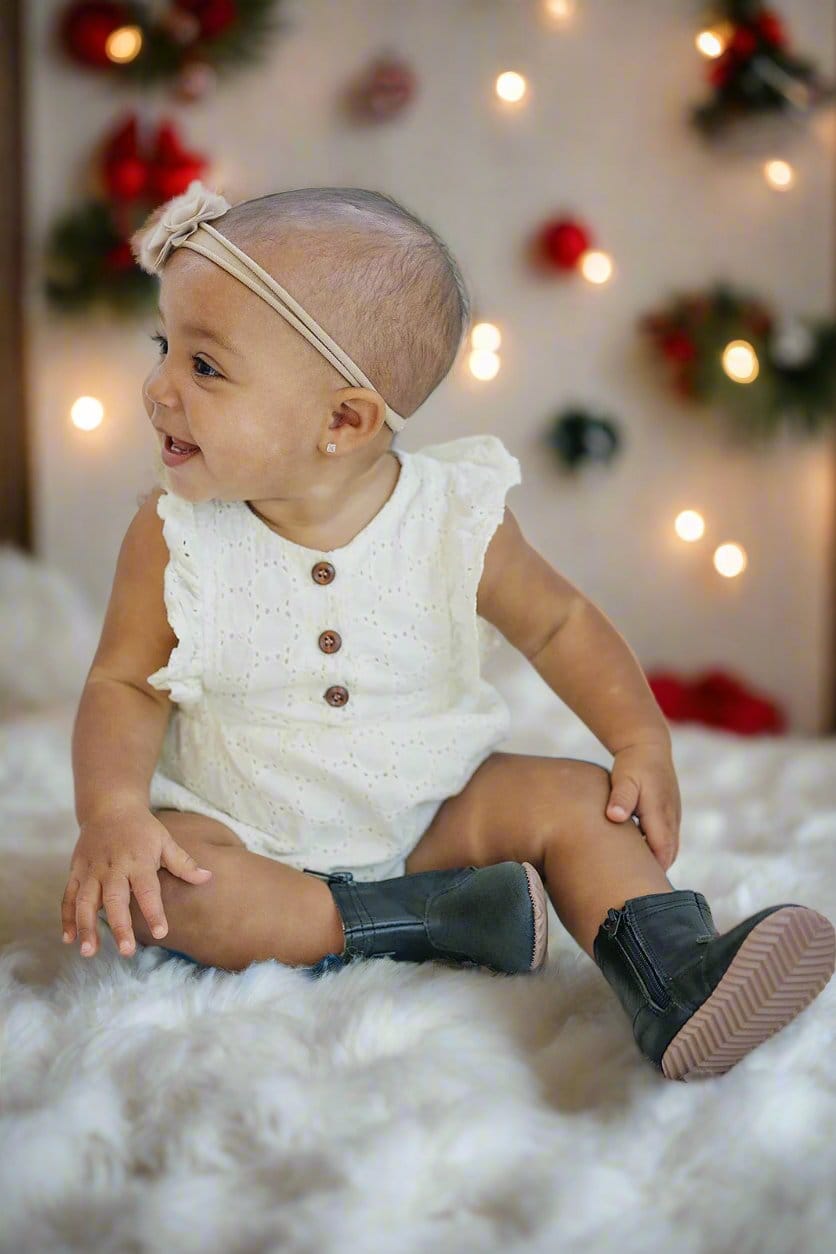 Little Love Bug Casual Cream Low Top main image 1