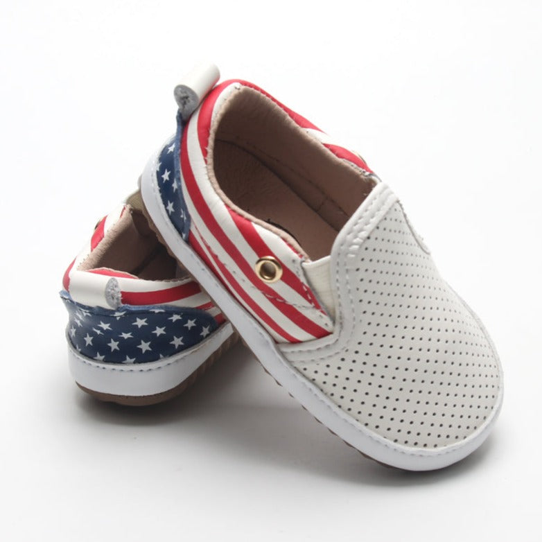 Load image into Gallery viewer, Patriotic Quinn Slip On Casual Shoe Little Love Bug Co. 

