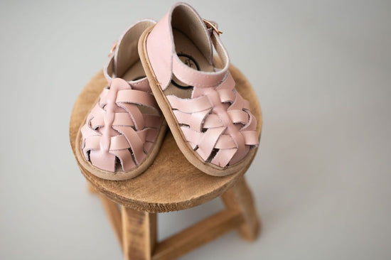 Load image into Gallery viewer, Pearl Pink Ella Sandal Sandal Little Love Bug Co. 
