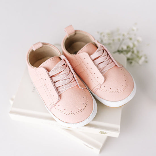 Load image into Gallery viewer, Pink Carter Casual Shoe Little Love Bug Co. 2 *LAST PAIR* (Original Non Slip Soft Sole) 

