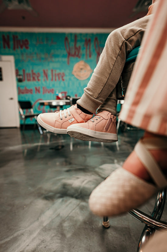 Pink High Top Casual Shoe Little Love Bug Co. 