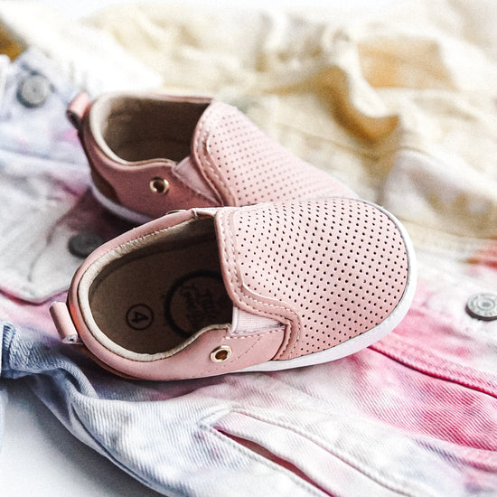 Load image into Gallery viewer, Pink Quinn Slip On Casual Shoe Little Love Bug Co. 
