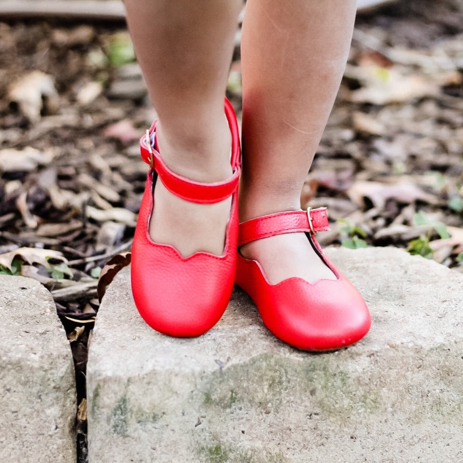 Red Olivia Dress Shoe Little Love Bug Co. 