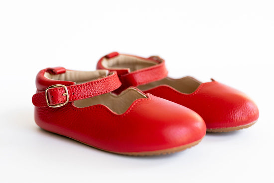Load image into Gallery viewer, Red Olivia Dress Shoe Little Love Bug Co. 
