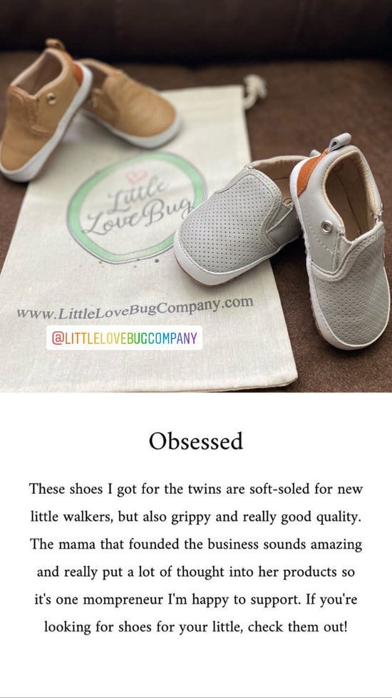 Load image into Gallery viewer, Tan Quinn Slip On Casual Shoe Little Love Bug Co. 
